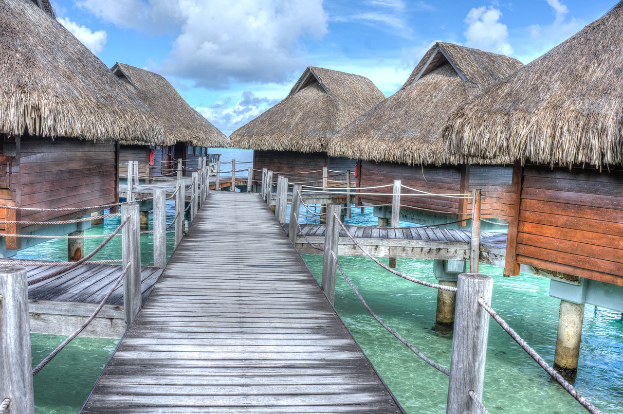 bora bora, blue sky, over water bungalows-680010.jpg